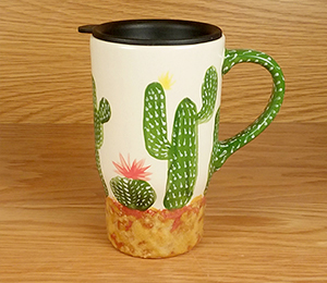Costa Mesa Cactus Travel Mug