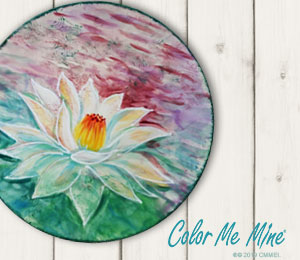 Costa Mesa Lotus Flower Plate