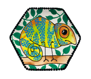 Costa Mesa Chameleon Plate