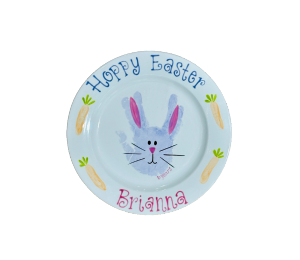 Costa Mesa Easter Bunny Plate
