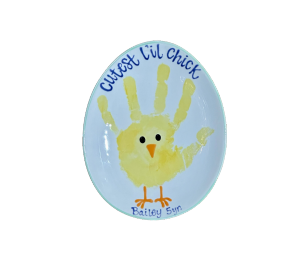 Costa Mesa Little Chick Egg Plate