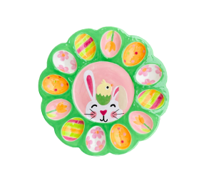 Costa Mesa Easter Sherbet Egg Plate