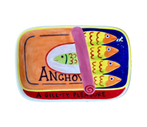 Costa Mesa Anchovies App Plate