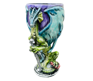Costa Mesa Antique Dragon Goblet