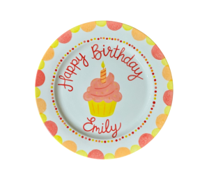 Costa Mesa Birthday Cupcake Plate