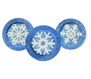 Costa Mesa Paper Snowflake Plate